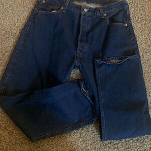 Classic Indigo Men's Straight Jeans